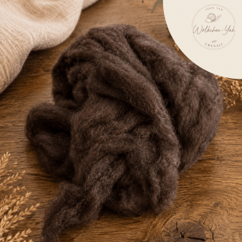 Yak Wölkchen – Spinnfasern 16 Micron | Luxuriös weich